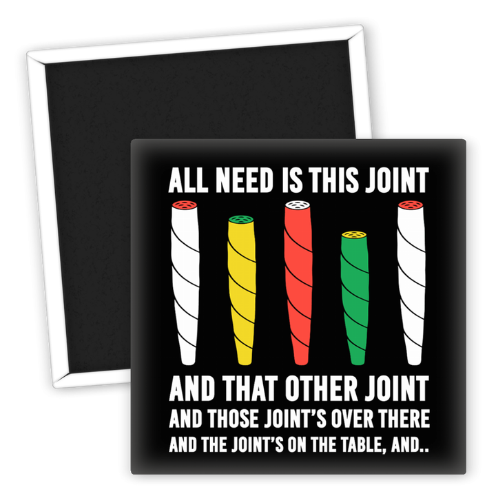 Zum Produkt Kühlschrankmagnet Weed Joint Motiv Spaß Geschenkidee