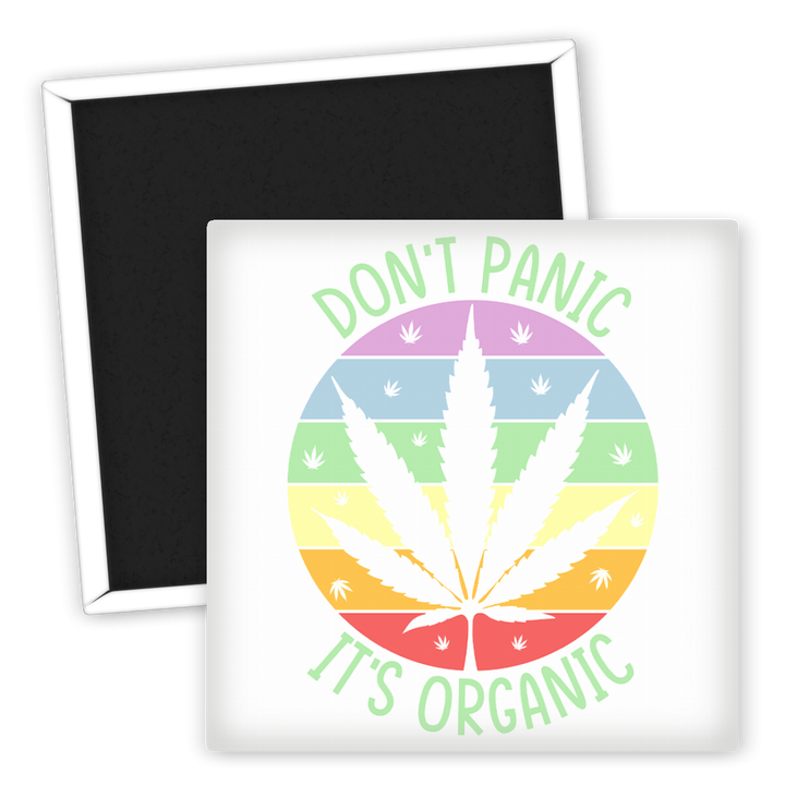 Zum Produkt Kühlschrankmagnet Don't Panic It's Organic Weed Design