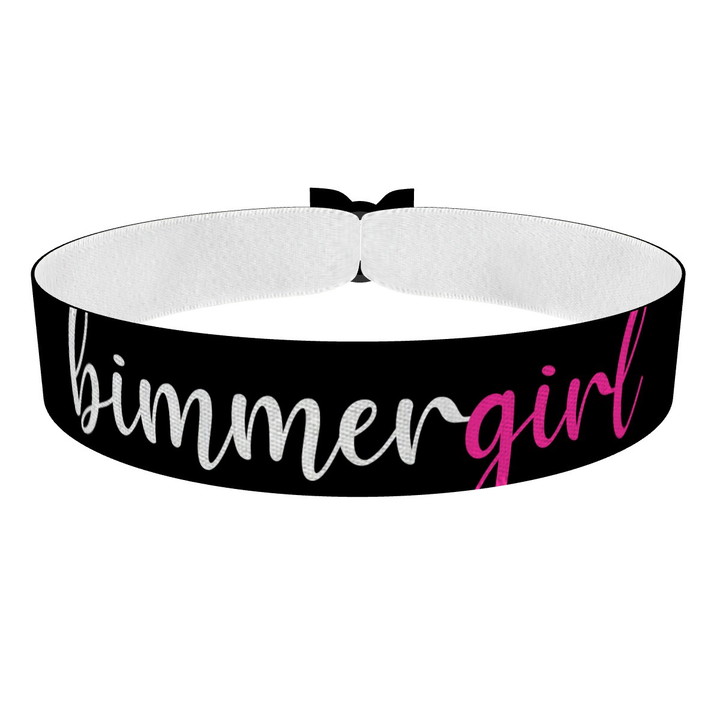 Zum Produkt Bimmergirl pink/schwarz Stoffarmband