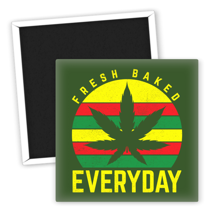 Zum Produkt Kühlschrankmagnet Fresh Baked Everyday Weed Design