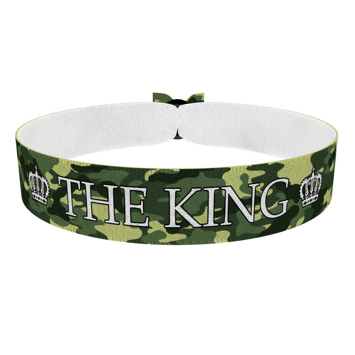 Zum Produkt The King Camo Stoffarmband