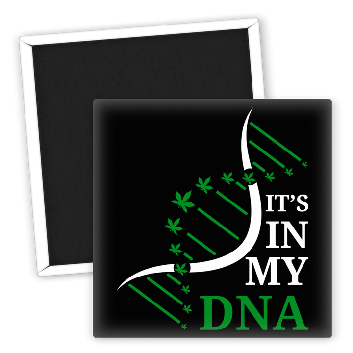 Zum Produkt Kühlschrankmagnet It's In My DNA Weed Motiv