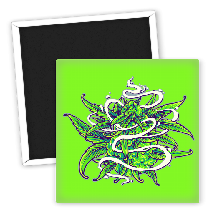 Zum Produkt Kreativer Kühlschrankmagnet mit Weed-Motiv bunt und stylisch