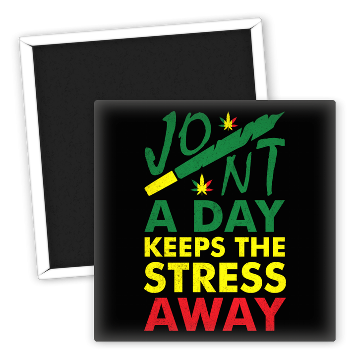 Zum Produkt Kühlschrankmagnet Joint A Day Weed Motiv für Stressabbau
