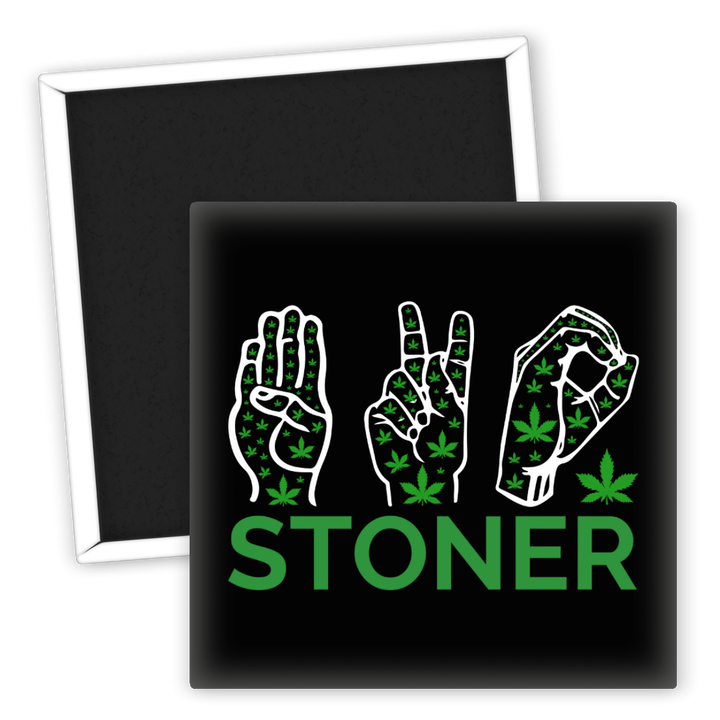 Zum Produkt Kühlschrankmagnet Stoner Weed Hände Design Green 420 Style