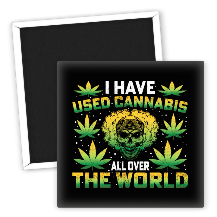Zum Produkt Kühlschrankmagnet Cannabis Motiv Weltweit gebraucht