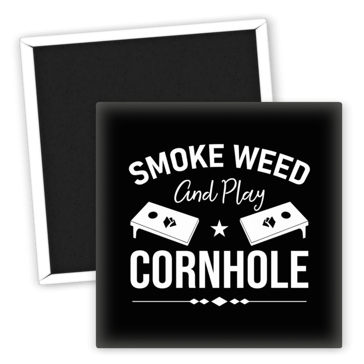 Zum Produkt Kühlschrankmagnet Smoke Weed Play Cornhole Geschenk für Freunde
