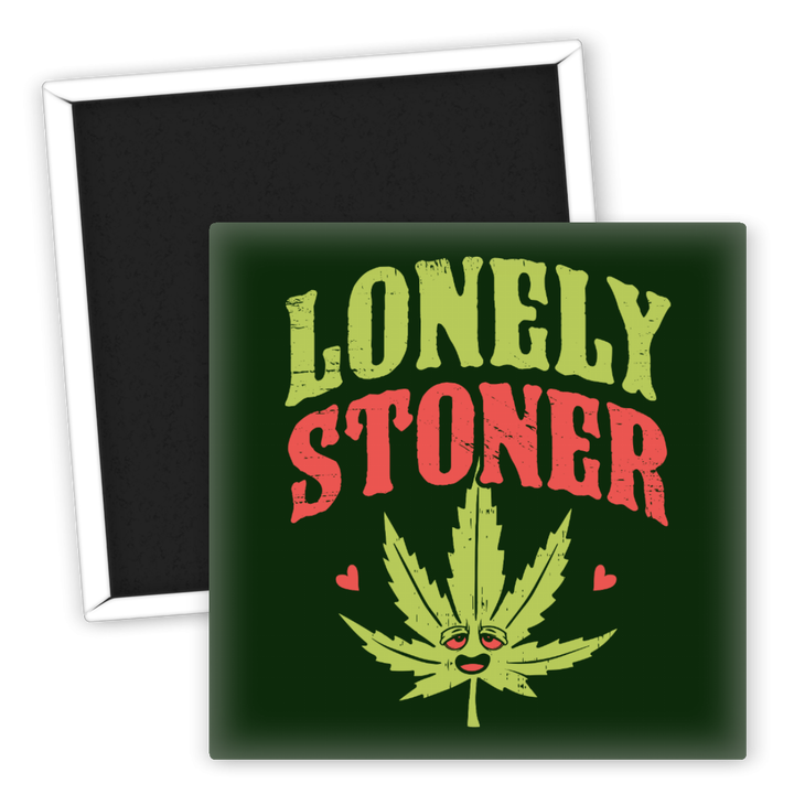 Zum Produkt Lonely Stoner Kühlschrankmagnet Weed Leaf Design