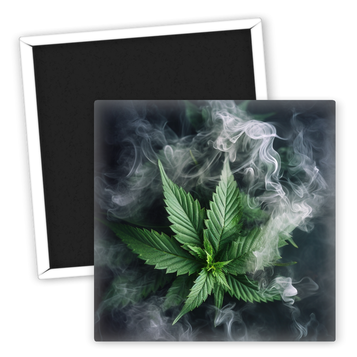 Zum Produkt Kühlschrankmagnet Cannabis Blatt Design für Weed Enthusiasten