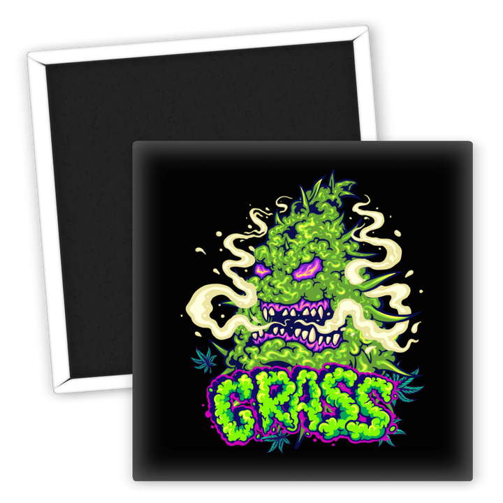 Zum Produkt Kreativer Kühlschrankmagnet mit Weed Motiv und Gras Design
