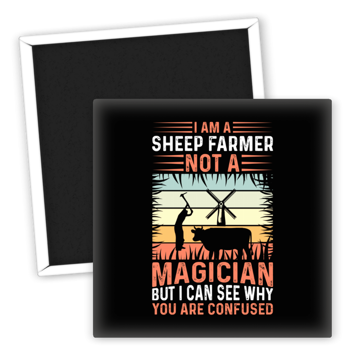 Zum Produkt Kühlschrankmagnet Sheep Farmer Landwirtschaft Humor Geschenk