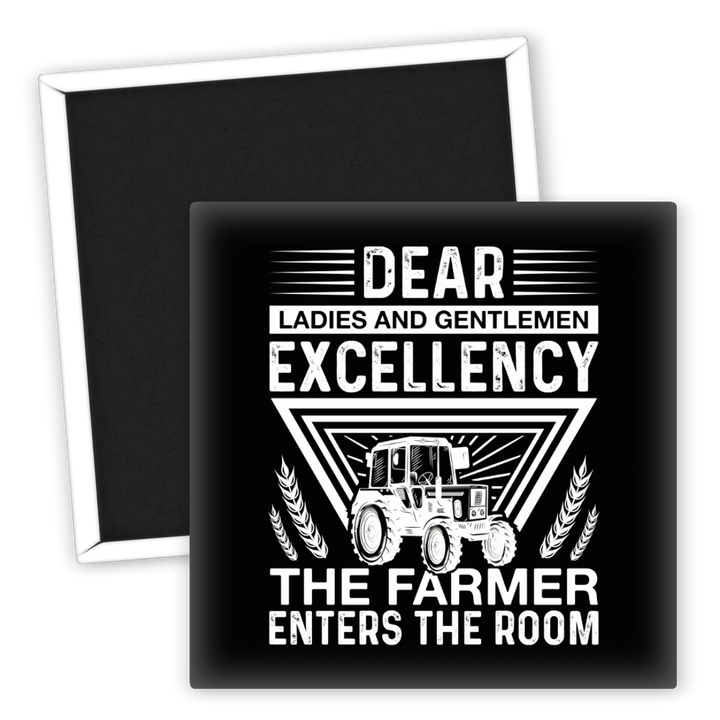 Zum Produkt Kühlschrankmagnet Landwirtschaft Farmer Motiv Traktor Design