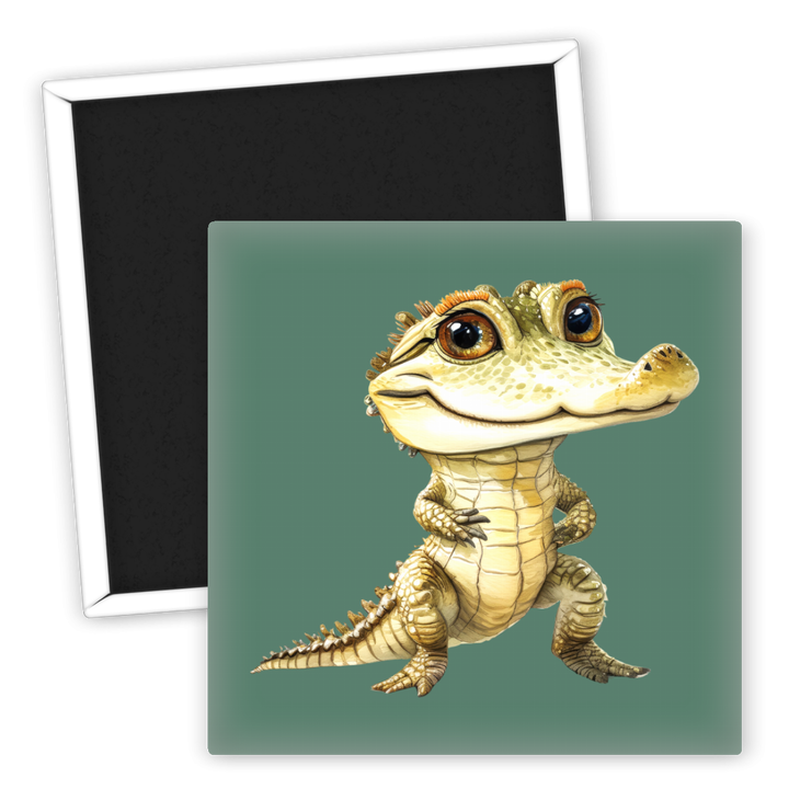 Zum Produkt Lustiger Kühlschrankmagnet Tiermotiv Krokodil lustige Deko