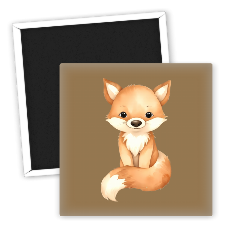 Zum Produkt Kuscheliger Fuchs Kühlschrankmagnet für Tierliebhaber