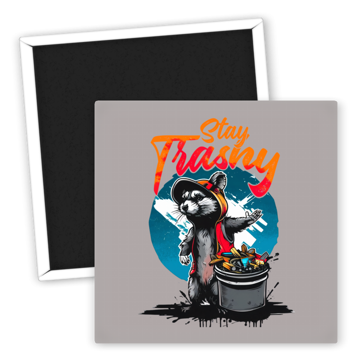 Zum Produkt Kühlschrankmagnet Tier Motiv Waschbär Stay Trashy Saisonale Deko