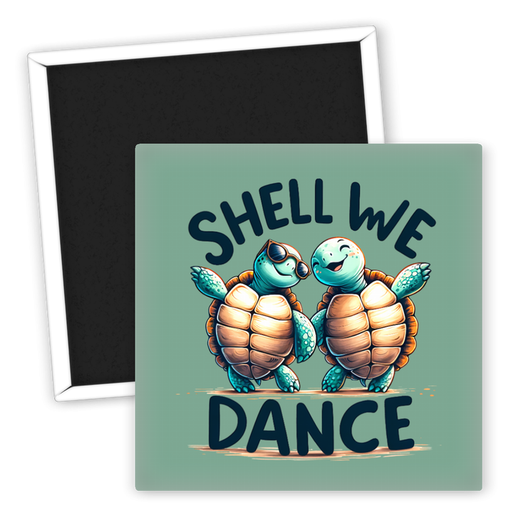 Zum Produkt Tanzende Schildkröten Kühlschrankmagnet mit Spruch
