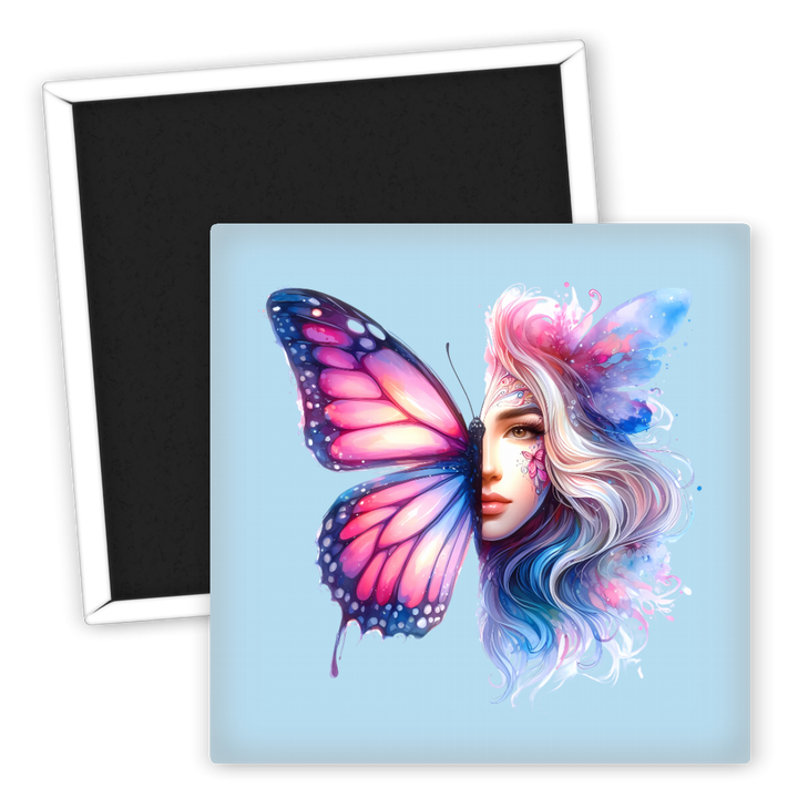 Zum Produkt Kreativer Kühlschrankmagnet Schmetterling und Frau Design