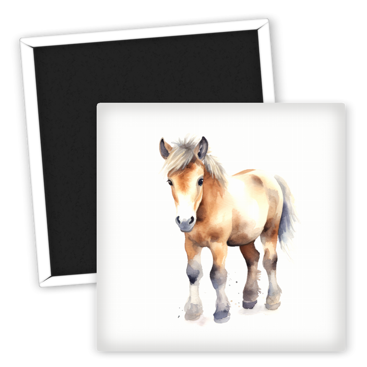 Zum Produkt Kühlschrankmagnet Pferd Wasserfarben Tiermotiv 50x70mm