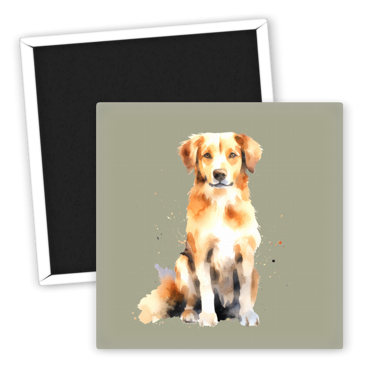 Zum Produkt Kühlschrankmagnet Hund bunter Tiermotiv für Tierliebhaber