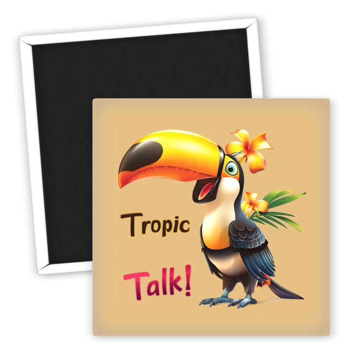 Zum Produkt Kühlschrankmagnet Tukan Tropic Talk farbenfroh Tiere Deko