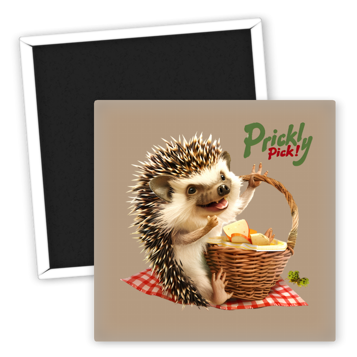 Zum Produkt Kühlschrankmagnet Igel mit Käsekorb für Tierliebhaber