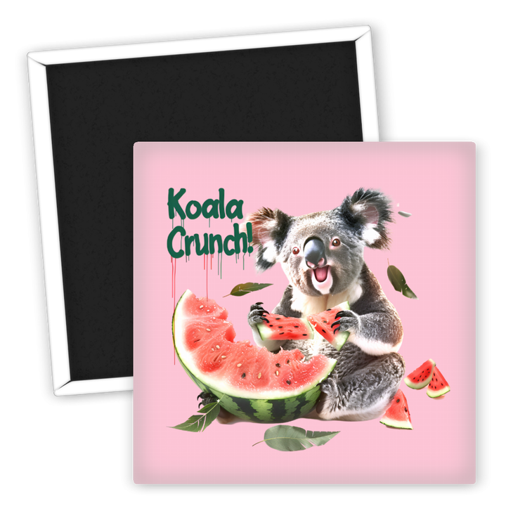 Zum Produkt Kühlschrankmagnet Koala mit Wassermelone lustiges Tierdesign