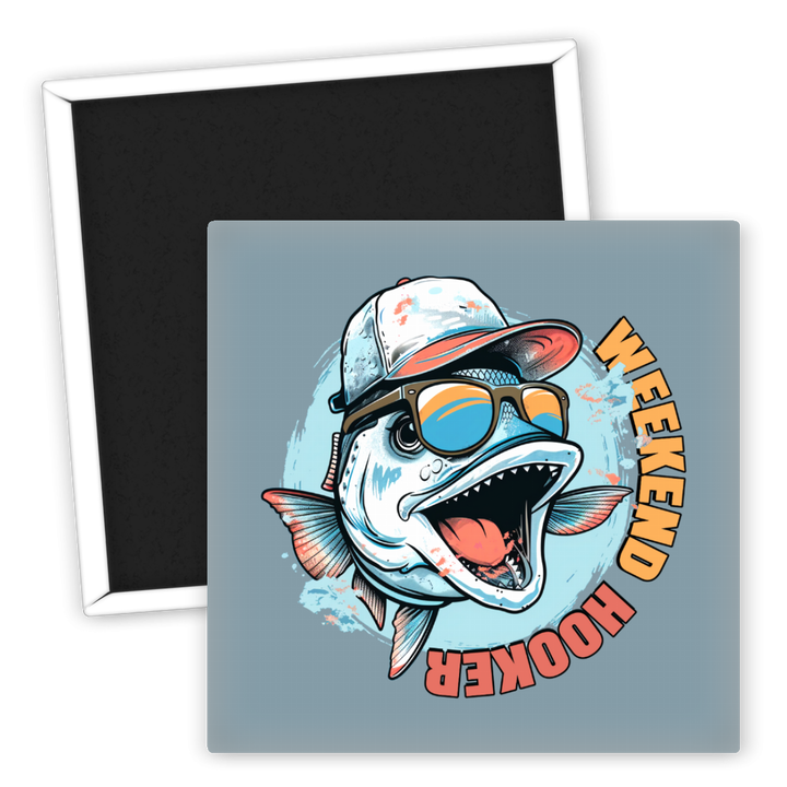 Zum Produkt Cooler Fisch Kühlschrankmagnet Weekend Hooker Tiermotiv