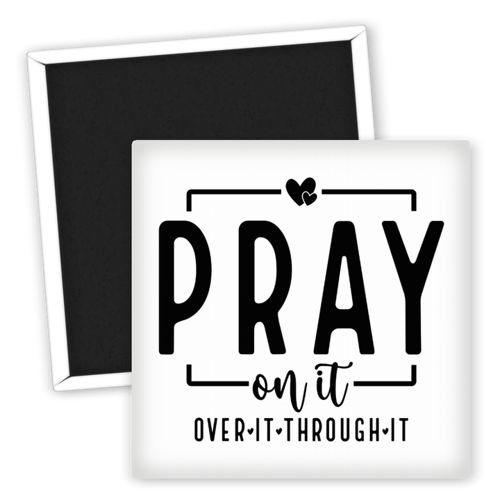 Zum Produkt Kühlschrankmagnet Glaube Pray on It Over It Through It