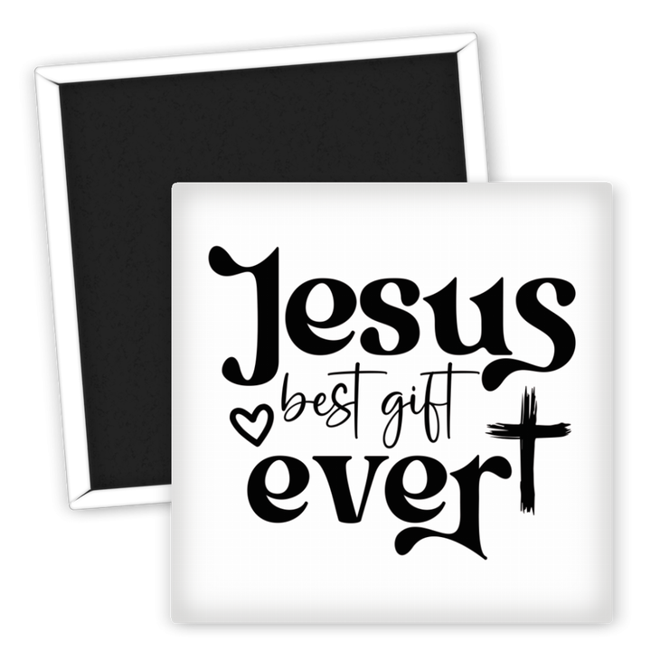 Zum Produkt Kühlschrankmagnet Jesus best gift ever Glauben Dekoration