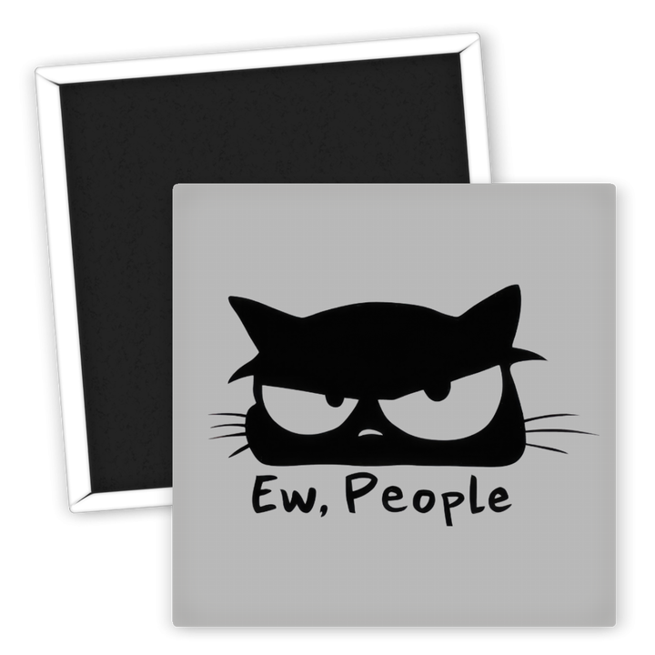 Zum Produkt Kühlschrankmagnet für Katzenliebhaber Ew People Motiv 50mm