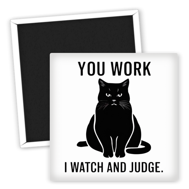 Zum Produkt Kühlschrankmagnet für Katzenliebhaber mit witzigem Katzenspruch