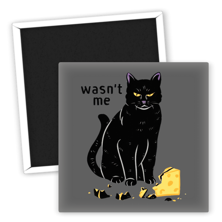 Zum Produkt Katzenliebhaber Kühlschrankmagnet mit schwarzer Katze und Käse