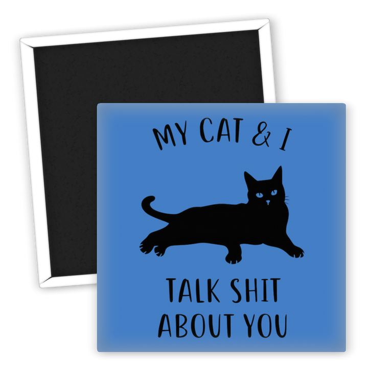 Zum Produkt Kühlschrankmagnet Katzenliebhaber My Cat and I Design