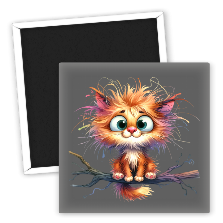 Zum Produkt Katzenliebhaber Kühlschrankmagnet mit süßem Kätzchenmotiv