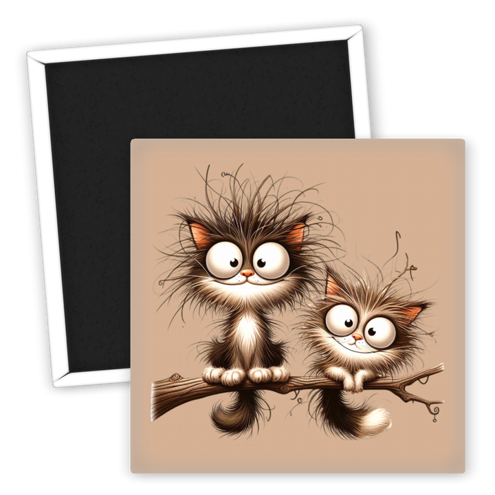 Zum Produkt Katzenliebhaber Kühlschrankmagnet mit süßen Katzenmotiven