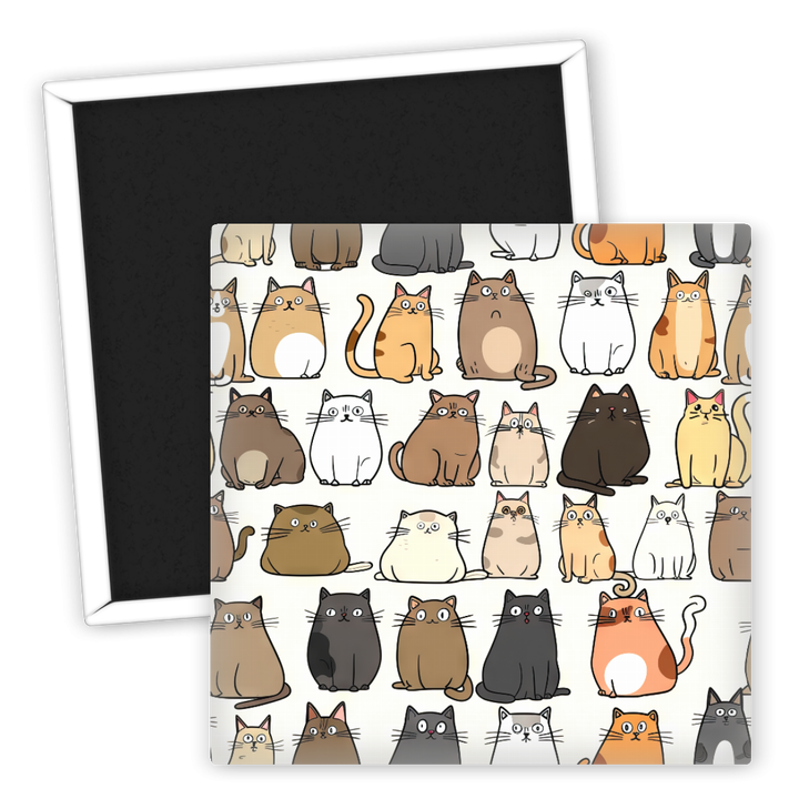 Zum Produkt Katzenliebhaber Kühlschrankmagnet mit niedlichen Katzenmotiven