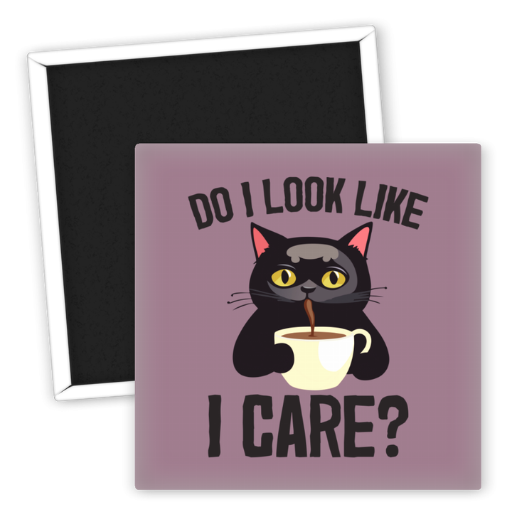 Zum Produkt Katzenliebhaber Kühlschrankmagnet mit schwarzer Katze und Spruch