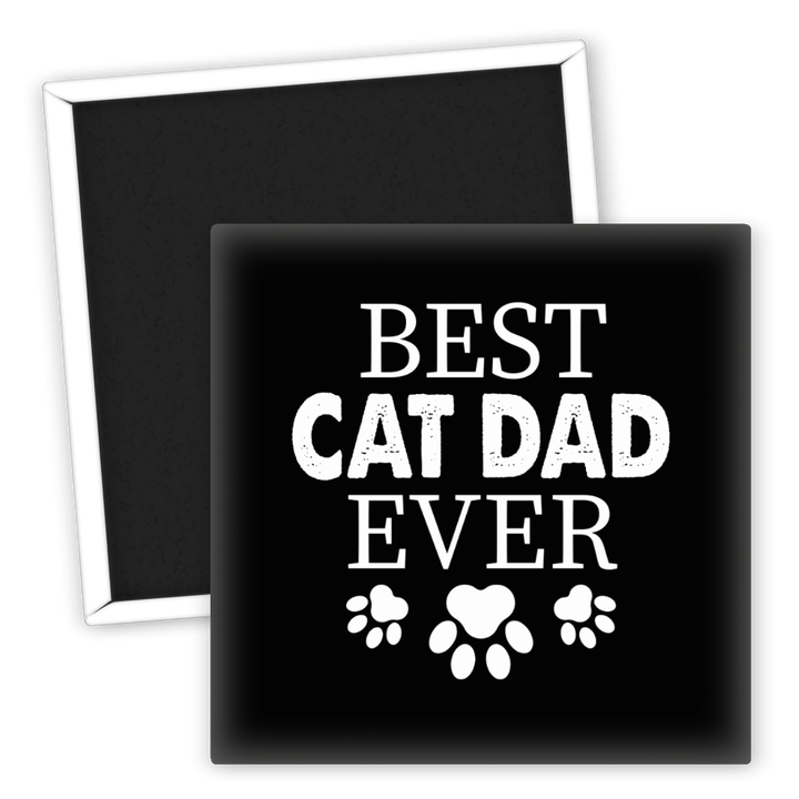 Zum Produkt Kühlschrankmagnet Best Cat Dad Ever für Katzenliebhaber