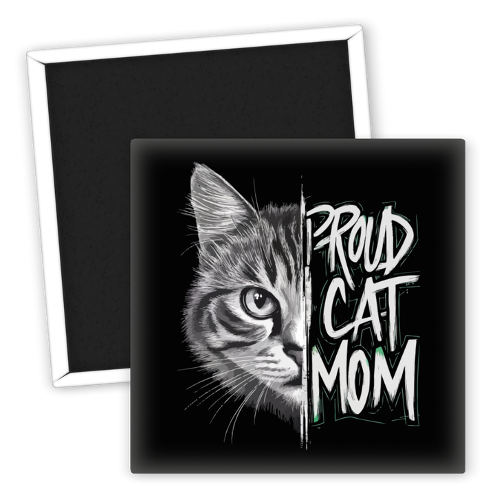 Zum Produkt Kühlschrankmagnet für stolze Katzenmoms mit Katzenmotiv