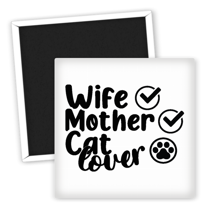 Zum Produkt Kühlschrankmagnet Katzenliebhaber Frau Mutter Cat Lover Geschenk