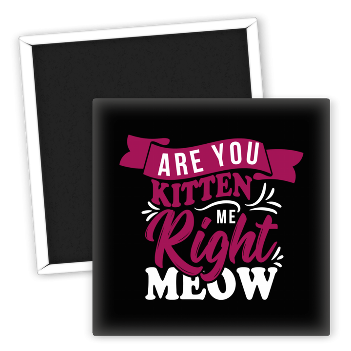 Zum Produkt Kühlschrankmagnet für Katzenliebhaber Are You Kitten Me Meow