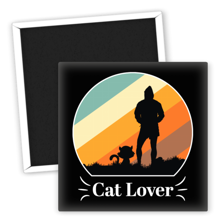 Zum Produkt Kühlschrankmagnet Katzenliebhaber mit stilvollem Design
