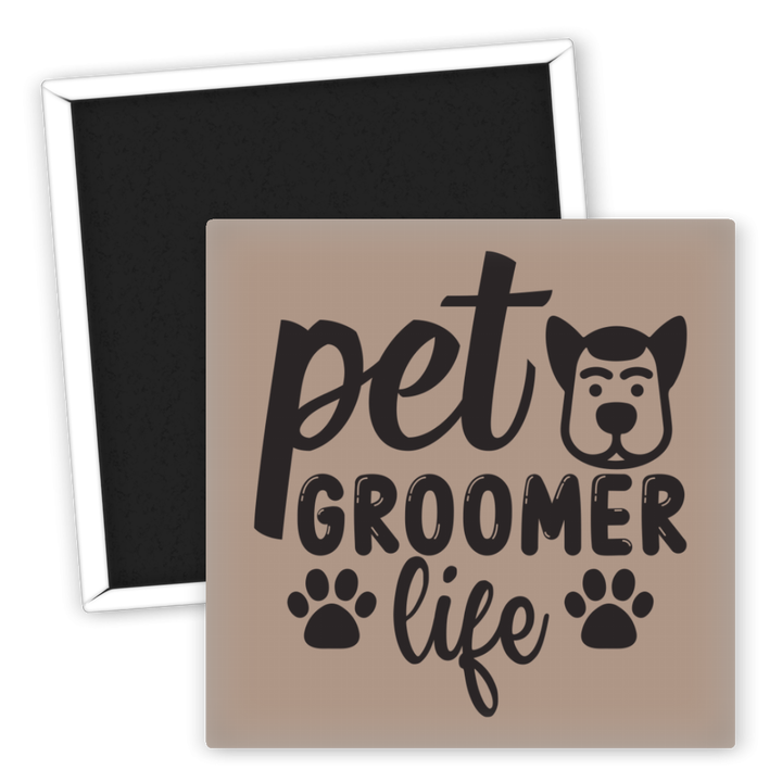 Zum Produkt Kühlschrankmagnet Hundeliebhaber Pet Groomer Life Motiv