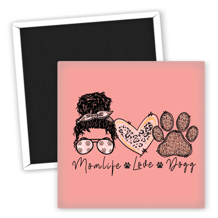Zum Produkt Kühlschrankmagnet für Hundeliebhaber Momlife Love Dogs