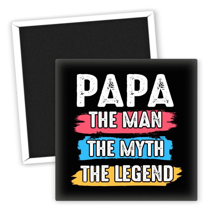 Zum Produkt Kühlschrankmagnet Papa der Mann der Mythos der Legende