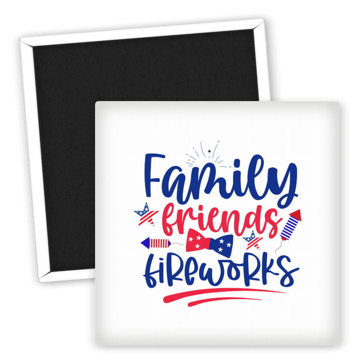 Zum Produkt Kühlschrankmagnet Family Friends Fireworks bunt dekorativ