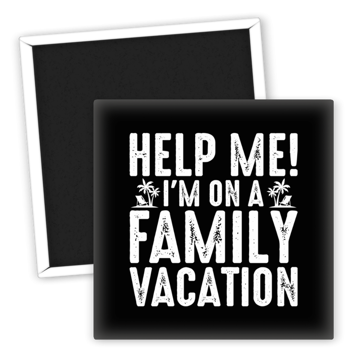 Zum Produkt Kühlschrankmagnet Familie Urlaub Hilfe Motiv  Geschenkidee
