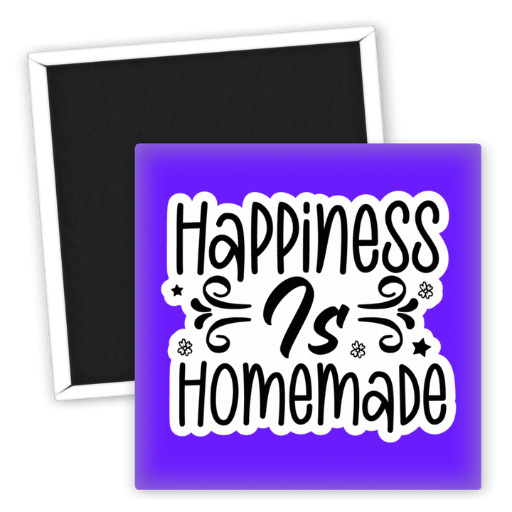 Zum Produkt Kühlschrankmagnet Happiness is Homemade für Familie und Freunde
