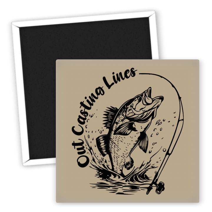 Zum Produkt Kühlschrankmagnet Angeln Out Casting Lines mit Fischmotiv