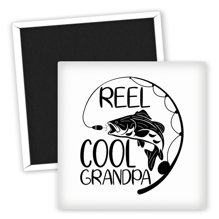 Zum Produkt Kühlschrankmagnet Angeln Reel Cool Grandpa Fisch Motiv
